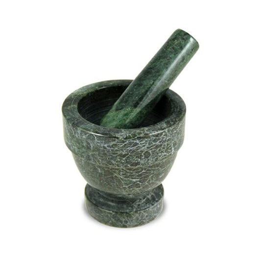 Green Marble Mortar Pestle